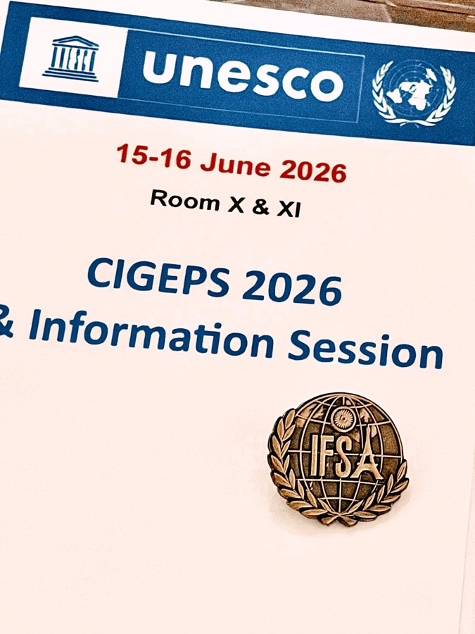 EN 🇮🇳🇫🇷 IFSA took part as an observer in UNESCO’s CIGEPS 2026 Ordinary Session on 15 June in Paris. Congratulations to H.E. Gohar Nab…